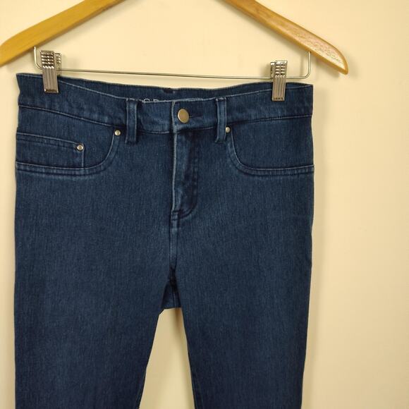 Spanx Jeans Womens 29 Blue The Slim X Super Skinny High Rise Stretch Denim - Picture 4 of 15